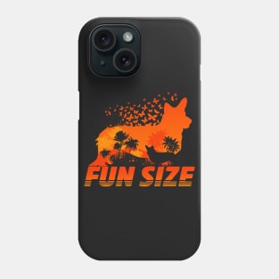 Fun Size Corgi Silhouette Phone Case