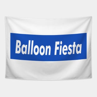 Balloon Fiesta Box Logo Tapestry