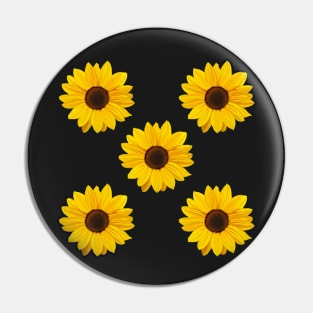 sunflower stickers pack Pin