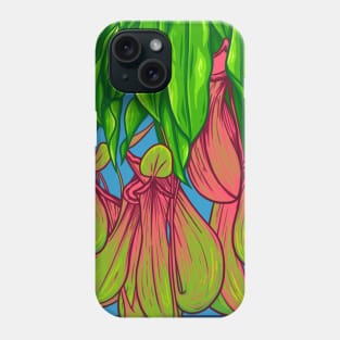 Vintage doodle illustration of Nepenthes Phone Case