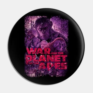 Apocalyptic Odyssey Commemorate the Apes' Fight for Survival and the Dystopian World in the Film Pin