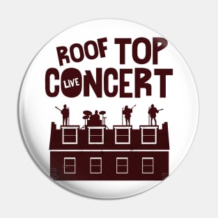 Roof top concert London Pin