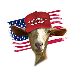 Make America GOAT Again Golden Guernsey Goat T-Shirt