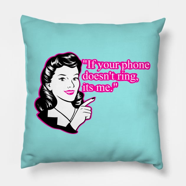 sarcastic girl, funny sayings Pillow by TimAddisonArt