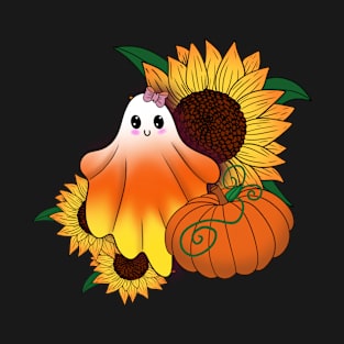 Candy corn ghost T-Shirt