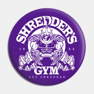Shredder's Gym Pin