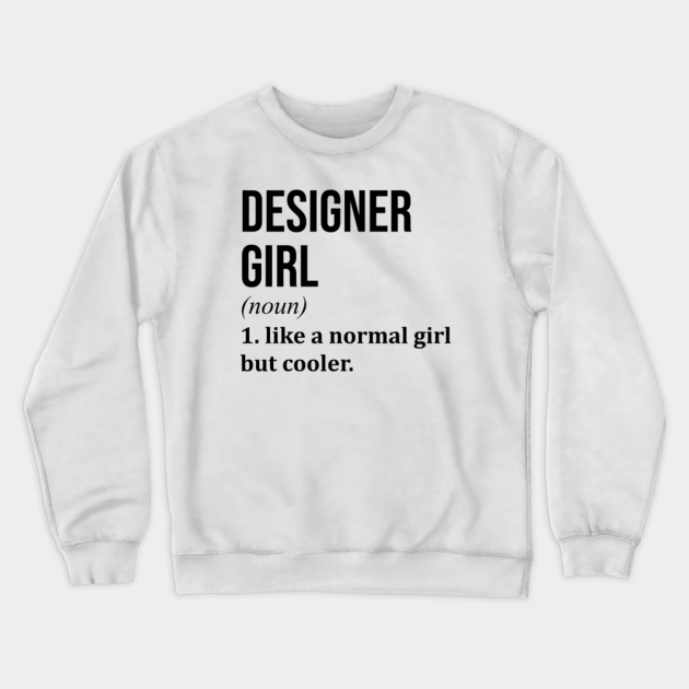 designer crewneck