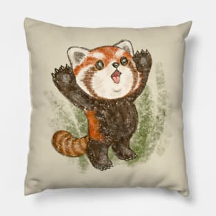 Banzai red panda Pillow