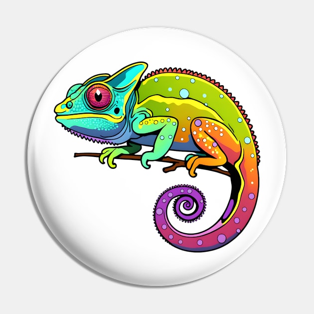 Chameleon Pin by Jackson Williams