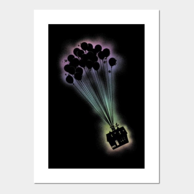 Disney Pixar Up Spray Paint Stencil House Graphic Disney Pixar
