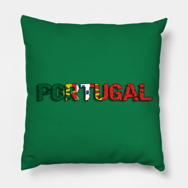 Portugal!! Portugal Flag Pillow TeePublic