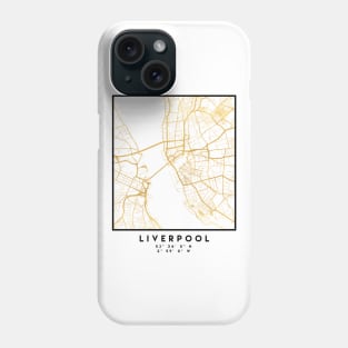 LIVERPOOL UNITED KINGDOM CITY STREET MAP ART Phone Case