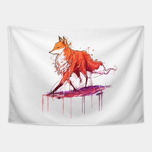 Fox Spirit Tapestry by Voyager 
