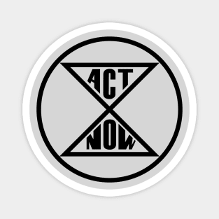 Extinction rebellion act now Magnet