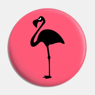 Angry Animals: Flamingo Pin