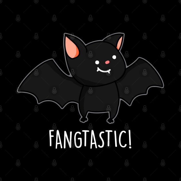 Fangtastic Cute Bat Pun by punnybone