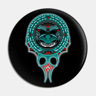 POLYNESIAN MASK 16 Pin