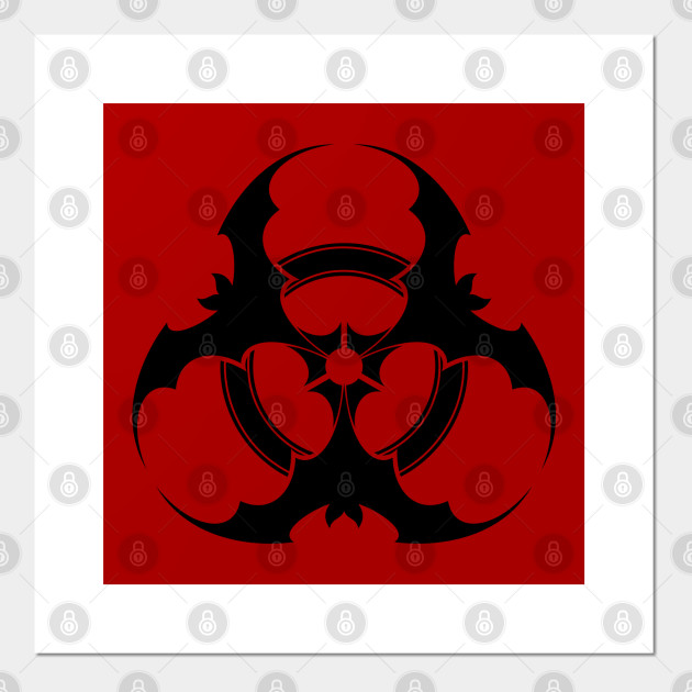 Vampire Biohazard Symbol Biohazard Symbol Posters And Art Prints Teepublic