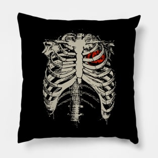 Ribs & Heart Pillow