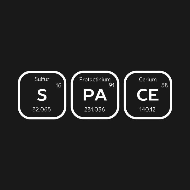 Space Periodic Table of Elements by happinessinatee