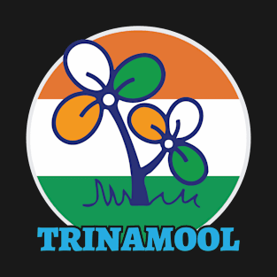 Trinamool Congress Party Logo Mamata West Bengal Politics T-Shirt