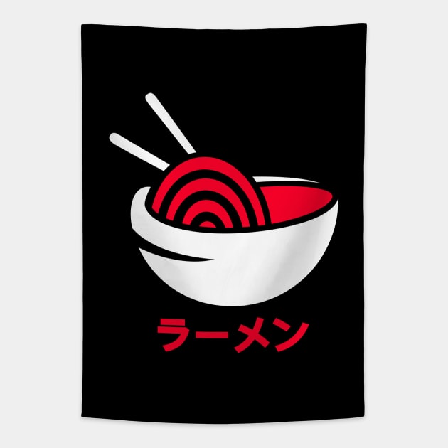 Eat Ramen, Be happy! Tapestry by bobacks