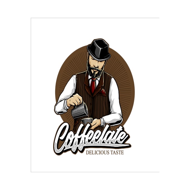 CoffeeLate Delicious Taste T-Shirt by Art du Café Store