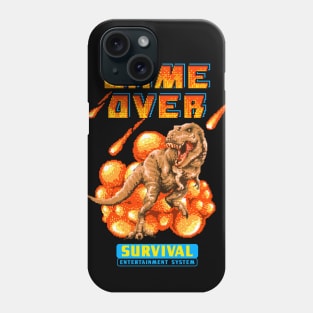 8-Bit Game Over Dinosaur Phone Case