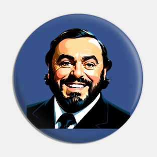 Luciano Pavarotti Pin