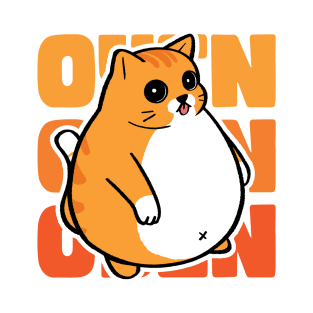 fat orange cat T-Shirt