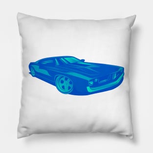 Barracuda 1970 - Blue Green Pillow