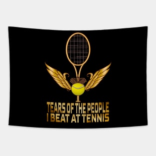 Tears Of The People I Beat At Tennis, Tennis Lovers Tapestry