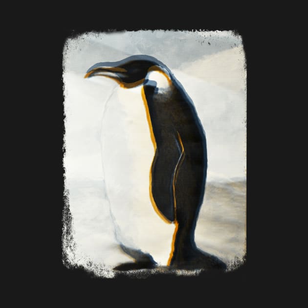 Penguin Painting Glitch by DyrkWyst