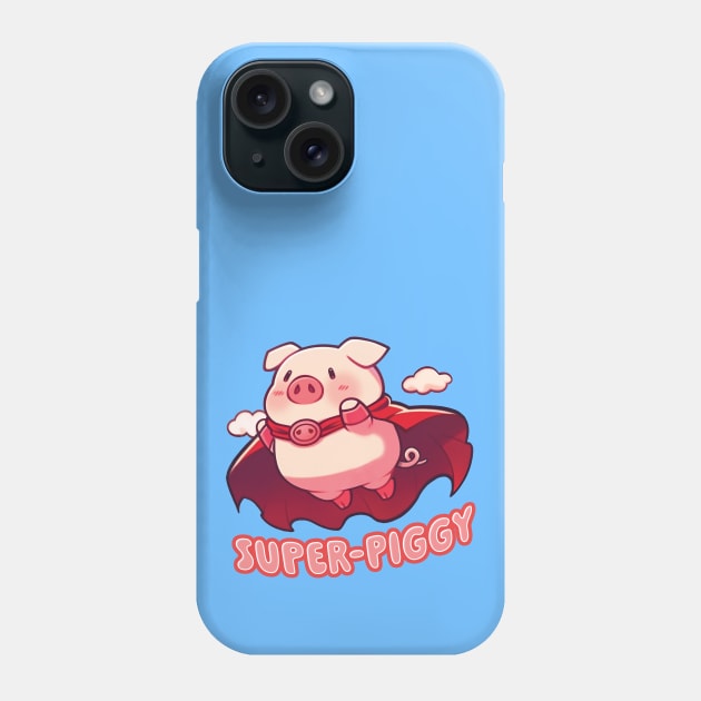 Super Piggy! Phone Case by BeaverShop