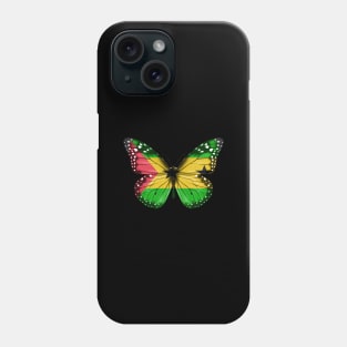 Sao Tomean Flag  Butterfly - Gift for Sao Tomean From Sao Tome And Principe Phone Case