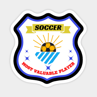 Most valuable player soccer Magnet