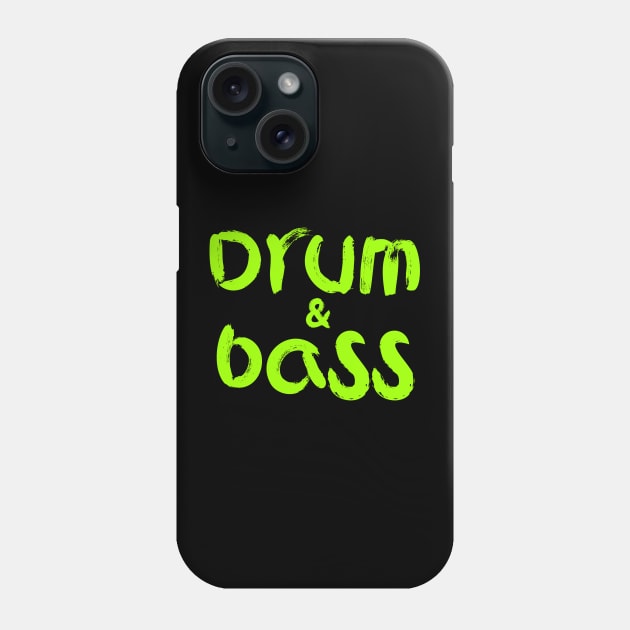 Drum and bass Phone Case by Erena Samohai