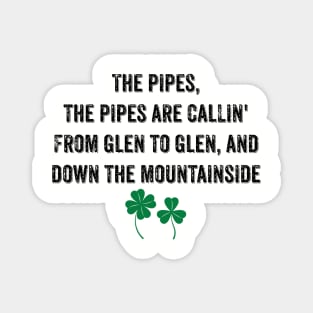 Danny Boy Irish Song Lyric Magnet