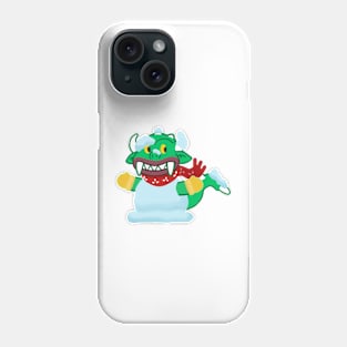 Hodag in Snowman Phone Case