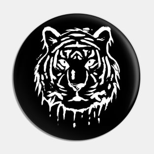 Tiger - Tijger - wit Pin