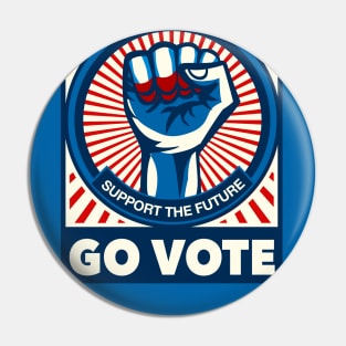 Go vote Pin