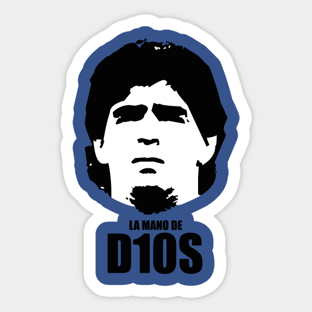 Maradona Football Soccer Legend Sports Maradona Sticker Teepublic Si vous êtes passionné de foot et que vous admirez ce joueur de légende alors cet autocollant sera. maradona football soccer legend sports