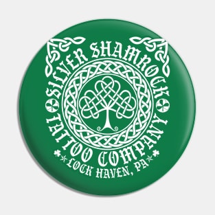 2k24 Silver Shamrock Tattoo Company St. Paddy's Style 03 Pin