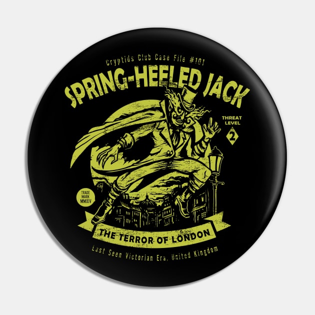 Spring-Heeled Jack - Cryptids Case Club #101 Pin by heartattackjack