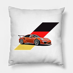 911  GT3 German Print Pillow