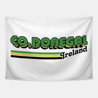 County Donegal / Irish Retro County Pride Design Tapestry