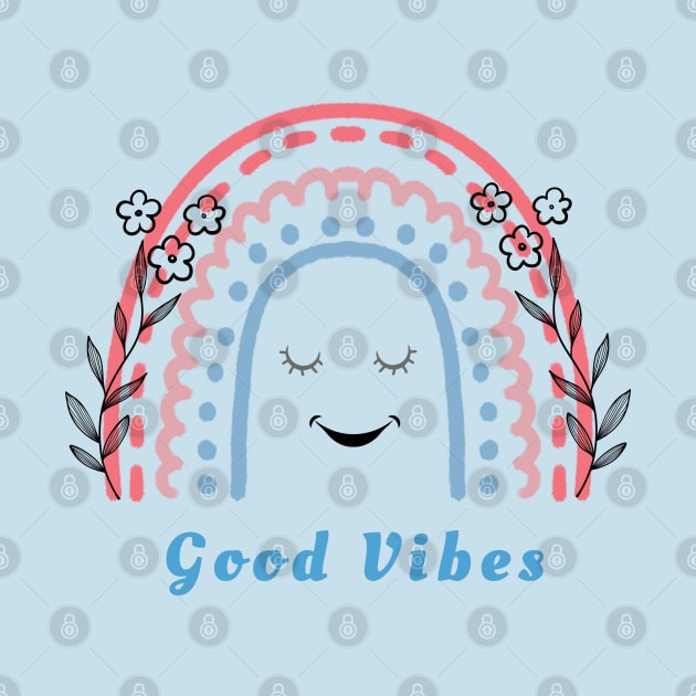 Good Vibes Rainbow Design by TINRO Kreations