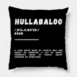 Word Hullabaloo Pillow