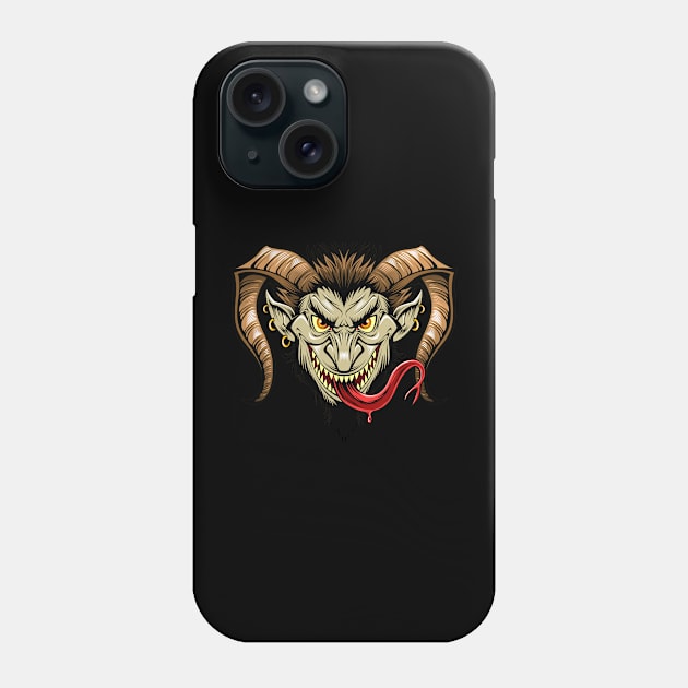 Krampus Phone Case by RynoArts