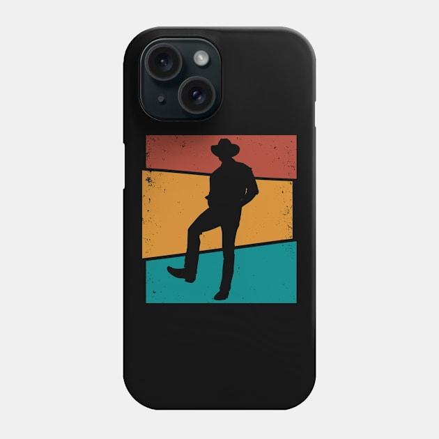 Retro Line Dancing I Country I Line Dance Phone Case by Shirtjaeger